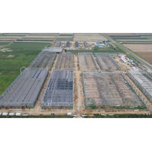 Q355B Steel Structure Industrial Warehouse Hangar with High Strength Bolts