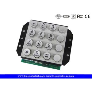 Vending System Numeric Keypads 10 Pin With 16 Round Full Travel Keys