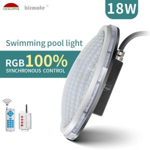 18W 2050ma UL IP68 Waterproof Led Pool Light 520lm