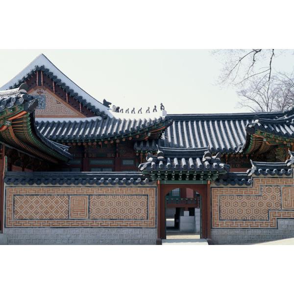 Grey Temple Flat Clay Roof Tiles