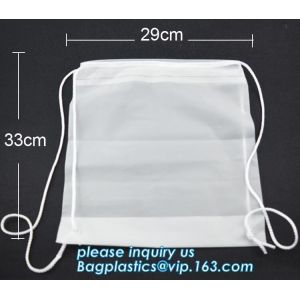 Washable Biodegradable Laundry Bags Drawstring Household Cleaning