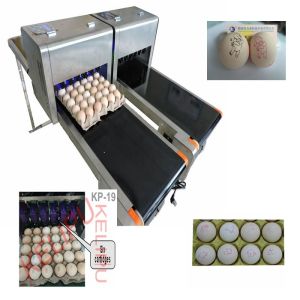 High Efficient Egg Inkjet Marking Machine , Date Printing Machine For Eggs