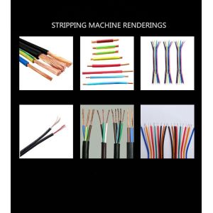 AWG32-AWG16 Pneumatic Wire Stripping Machine Small Vertical