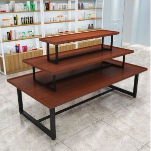 Cosmetics Wooden Shop Display Units , Wooden Retail Displays Any Kind Of Style