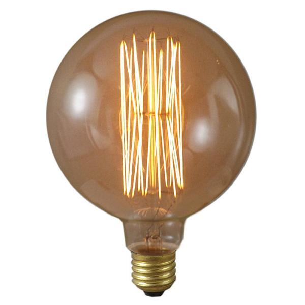 Buy G125 Globe Spiral Filament Led Bulb 40w 60w Carbon Filament Globes 1800k at wholesale prices