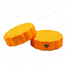 Quality Moon Cake Plastic Portable Power Bank 7800mAh, PVC External Battery Pack, Customize Model for sale