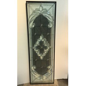 Decorative Door Leaded Glass Classic Beveled 25.4MM Panels For Doors Brass