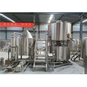 China Efficient 10BBL Beer Fermenting Equipment Brushed Stainless Steel Surface on sale