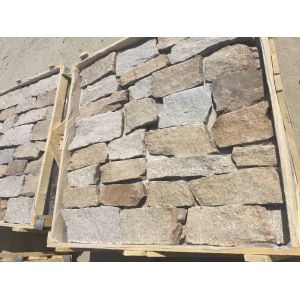 Yellow 2.5cm 3.5cm Limestone Random Stone Paving