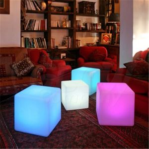 Quality LED cube/seat white PE Cu-001 for sale