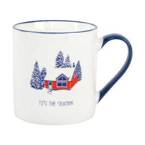 Christmas Ceramic Holiday Mugs Romantic With Customized Craft