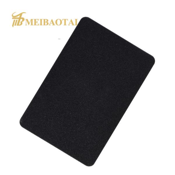 Sandblasted Colorful Decorative Stainless Steel Sheet 0.75mm Thickness Anti Fingerprint
