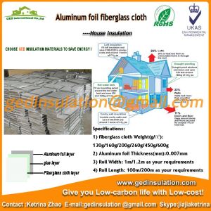 Quality aluminum foil attic insulation material for construction for sale