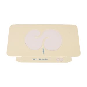 Yellow Foldable Paper Packing Boxes With Transparent Window