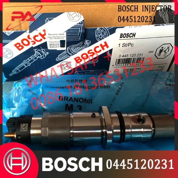 0445120231 0445120059 BO-SCH Diesel Fuel Injector 6754-11-3011 6156-11-3100 5263262 For QSB6.7/PC200-8
