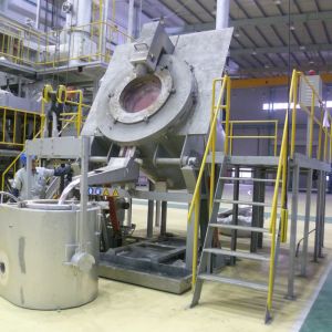 Die Casting Aluminum Melting Tilting Crucible Furnace Gas Fired