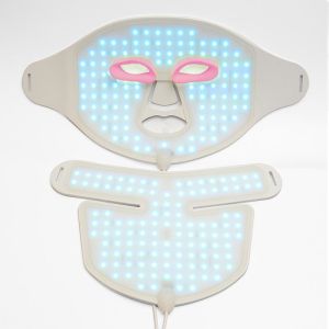 Pdt Face Neck Red Led Light Therapy Mask Silicone Skin Care 7 Colors 630nm