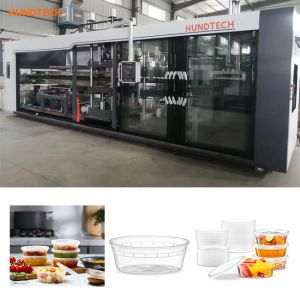 Restuarants Servomotor Disposable Plastic Making Machine Multistations