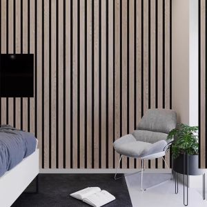 China Custom eco-friendly wood slat wall panel studio sound proof wall panels for studio on sale