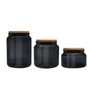Mouth Blown 320ml Borosilicate Glass Storage Jars
