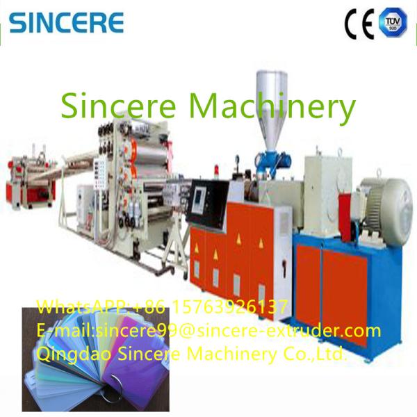 PLC Hips PVC Plastic Sheet Extrusion Machine Production Line