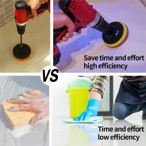 PP Filament Electric Scrubbing Brush 24 Pieces Suitable For Tiles Floor Joint