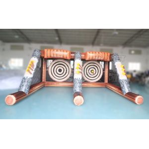 Commercial Carnival Axe Throwing Inflatable Spots Games Inflatable Axe Throwing