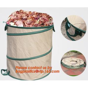 China heavy duty foldable pop up garden waste leaf bag,Durable Garden Pop Up Bag Garden Leaf Bag Pop Up Garden Bag,garden supp on sale