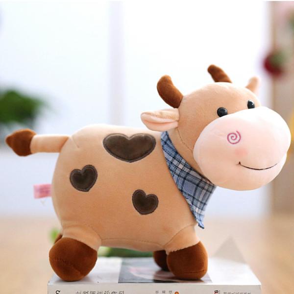 Hand Washable Home Decoration Cow Plush Doll