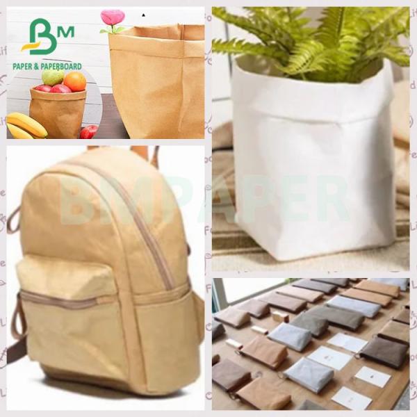 0.55mm Recyclable Washed Anti Tear Washable Paper Fabric Rolls