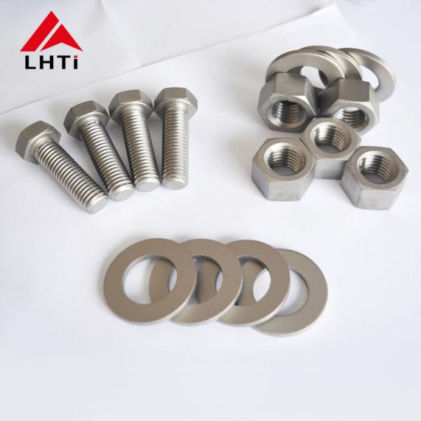 Buy Hexagon Titanium Bolts Nuts , Grade 2 Titanium Fasteners Anti Corrosion at wholesale prices