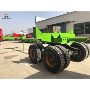 Timber Transport 11.00R20 Tire Genron Log Loading Trailer