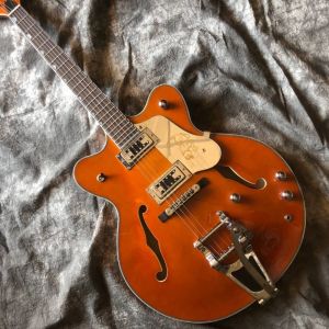 Custom double F hollow body Jazz electric guitar 6 Strings,Rosewood fingerboard,