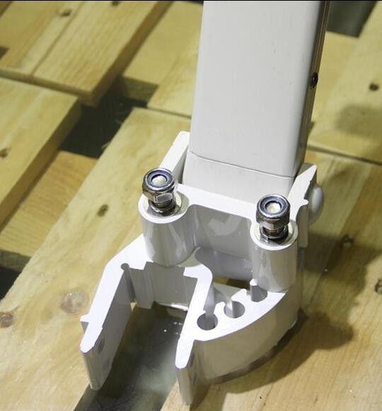 High quality strong aluminum double cable awning arm awning parts for retractable awning