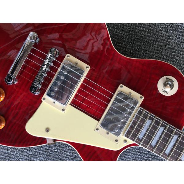 Wholesale lp Custom Shop red color Electric Guitar rosewood Fretboard China Guitar Factory Free Shipping