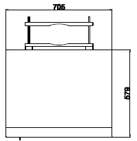 Small Metal Box Outdoor Enclosure For Pole Mount Single Wall Fan Cooling