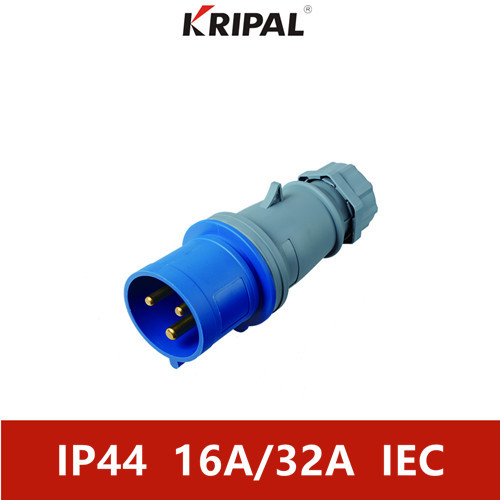 Buy KRIPAL CE Certificated IP44 16A 220V Industrial Plugs And Sockets at wholesale prices