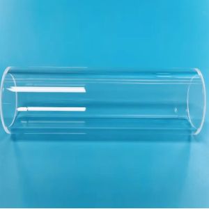 Polished Transparent Quartz Glass Tube for Customized Industrial