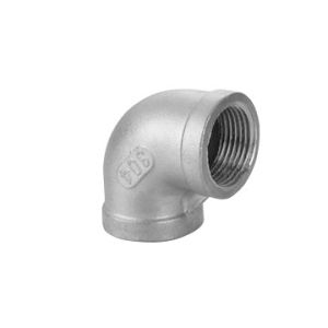 China Threaded Long Radius Elbow 90 Degree SS Plumbing Fittings on sale