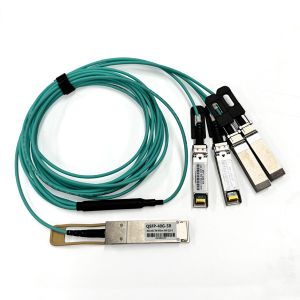 850nm 40G QSFP+ To 4 X 10G SFP+ AOC Active Optical Cable 5m OM3 8cores Module