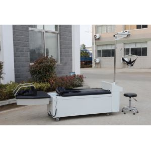 Electric traction table equipment for hospital bed