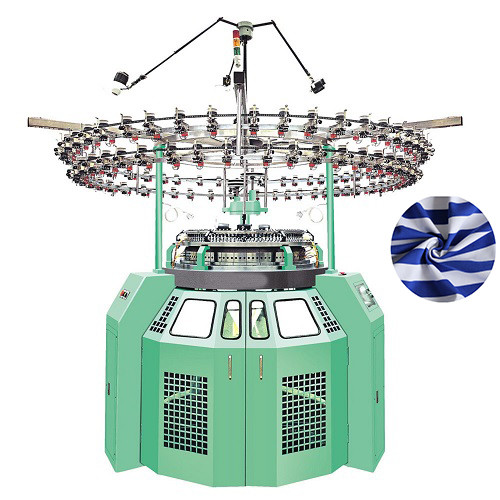 High Speed Pique Computerized Jacquard Knitting Machine Single Jersey With