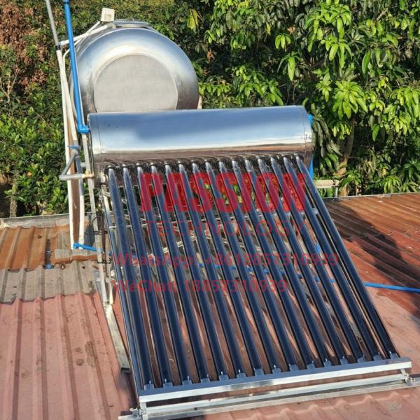 200L Vacuum Tube Solar Water Heater 304 Stainless Steel Solar Collector