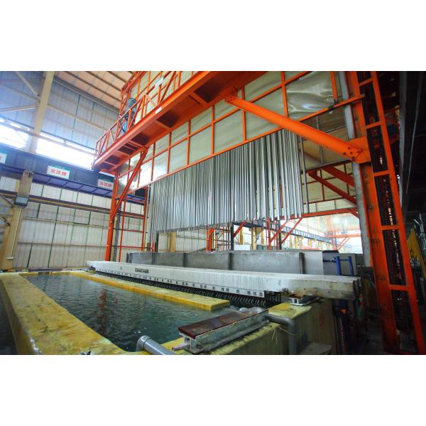 Concrete Rinsing Tank Colouring Tank Alulminium Profile Vertical Anodizing