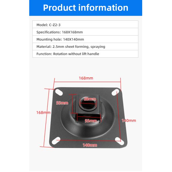 Height Adjustable Office Chair Mechanism Ergonomic Gas Lift Swivel Chair Chassis