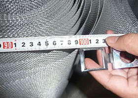 Flexible Blue Aluminium Woven Mesh / Aluminium Fly Screen Mesh Roll