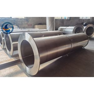 100 Micron Wedge Wire Screen Pipe Filtering Metal Residue In Industry