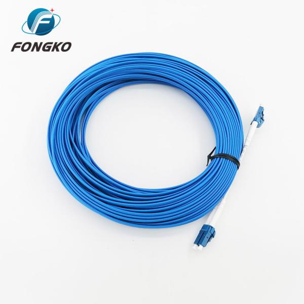 Singlemode Fiber Optic Armoured Pigtail Patch Cord LC/UPC-LC/UPC Connector