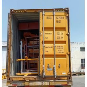 yellow Flat Top Tower Crane Elevator 8 Ton