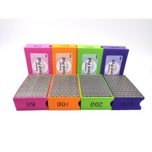 Electroplated Diamond Arrow pattern Hand Polishing Pads